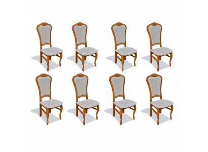 Complete zitgroep design eetkamerstoel set stoelen 8x set groepen nieuw