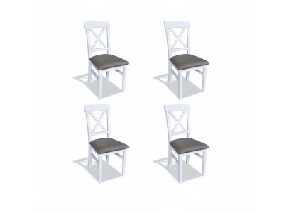 Garnituur Fauteuil Nieuw 4x Stoelen Stoel Bekleding Ontwerp Veranda Keuken Zit Eetkamer