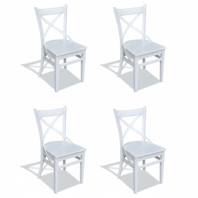 Eettafelstoel Kamer Set Zitgroep 4x Stoelen Modern Bekleed Ontwerp Textiel Hout
