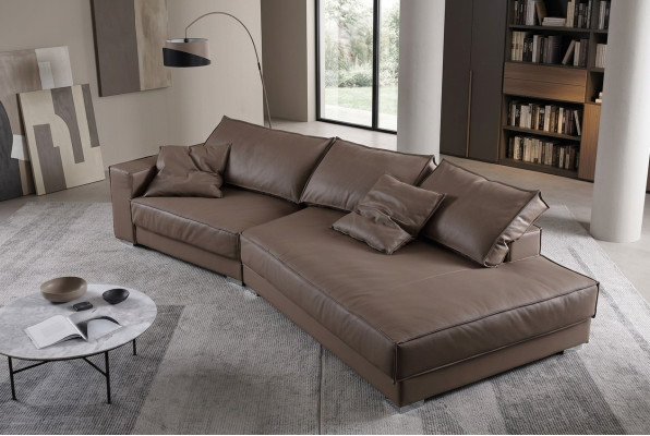 Ontwerp L Vorm Moderne Luxe Banken Nieuw Hoekbank Bank Banken Textiel Bed Functie