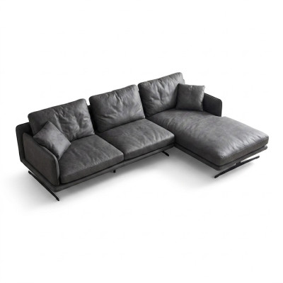 Italiaanse meubels woonkamer soft style banken design hoekbank L-vorm
