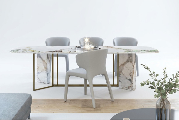 Luxe meubels marmeren tafels 180x90cm woonkamer hotel eetkamertafel ontwerper nieuw