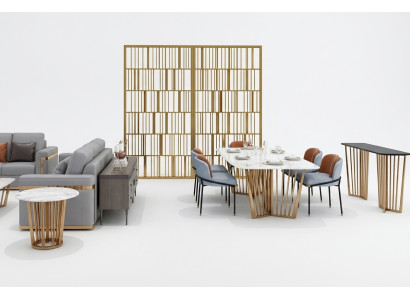 Eetkamer Woonkamer Roestvrijstalen ontwerp tafels 180x90cm Luxe meubels Eettafel Tafel