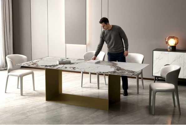 Moderne eetkamer woonkamer keuken tafels 180x90 eettafel design tafel roestvrij staal