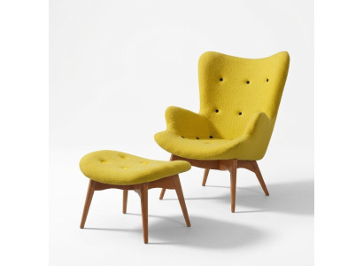Fauteuil design bank bank zits textiel lounge club polster luxe zitplaats