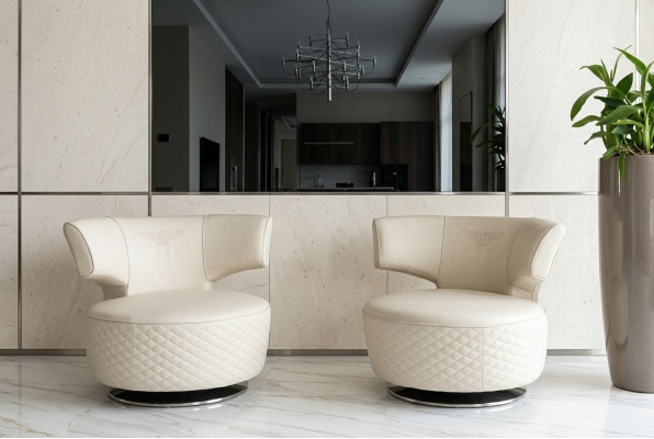 Fauteuil Design Bankbank Bank Zitter Lederen Lounge Club Bekleding Luxe Oren