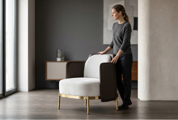 Bank Relax Lounge Club Bekleding Ontwerp Fauteuil Leer Luxe TV