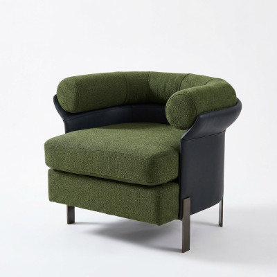 Luxe stoel bekleding cocktail ontspannings lounge club stoelen design fauteuil
