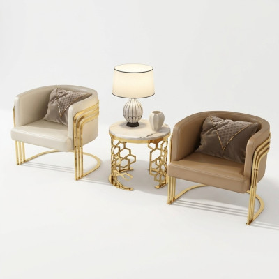 Fauteuil Club Lounge Design Armstoel Bekleed Bank 1-zits Kantoor Nieuw