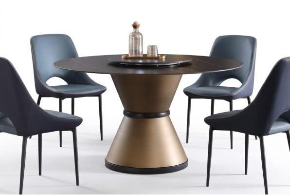 Moderne eetkamer woonkamer keuken Ronde tafels Eettafel Ontwerp Tafel Rond