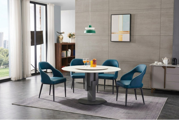 Eetkamer meubels Ovaal eettafel Tafel Ontwerp Tafels Luxe meubels Rond Nieuw Roestvrij staal