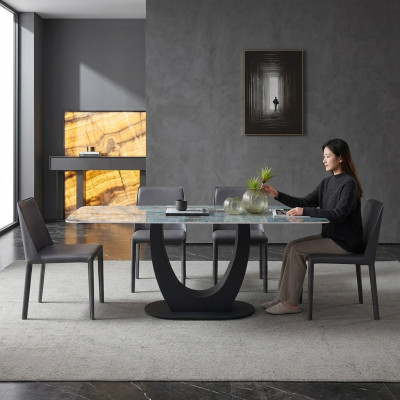Eetkamer Eettafel Moderne Roestvrij Staal Woonkamer Keuken Tafels Ontwerp Tafel Metaal