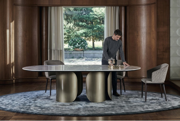 Tafels van steen Keuken Moderne eettafel Tafel Eetkamer Luxe Meubels Ontwerp Nieuw