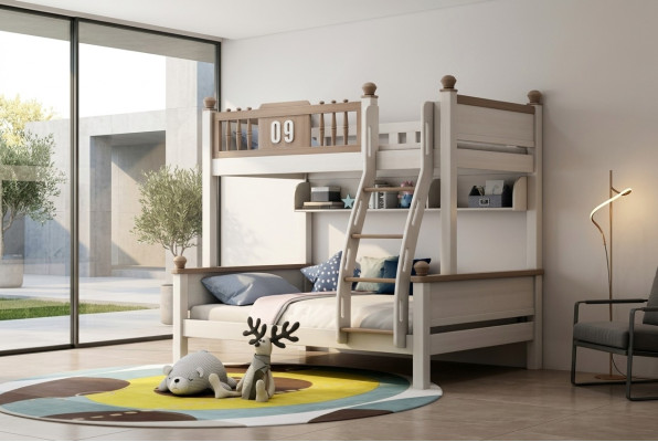 Stapelbed stapelbedden hoogslaper Echt hout kinder- en jeugdkamer Nieuw