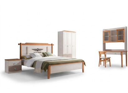 Set Bed Nachtkastje Commode Design Slaapkamer 5-delig. Compleet nieuw