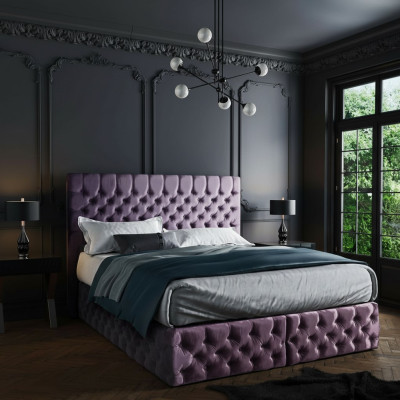 Slaapkamer Bed Bedden Bekleding Dubbel Huwelijk Hotel Luxe Leer Modern