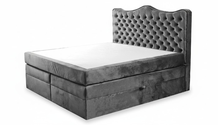Boxspringbed Bedden Bekleding Bed Hotel Leder Textiel Stof 180x200cm Fluweel Meubels