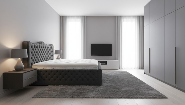 Ontwerp Luxe Tweepersoons Hotel Slaapkamer Boxspring Complete Bedden Bed Bekleding
