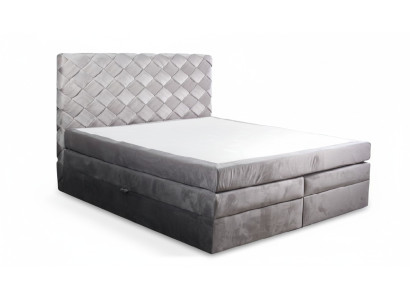 Boxspringbed Lederen bed 180x200cm Hotel Tweepersoonsbed Luxe Bedden Modern Nieuw