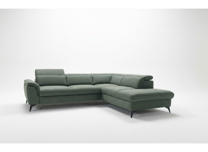 Woonkamer L-vorm Modern Groen Design Banken Nieuw Hoekbank Bekleding
