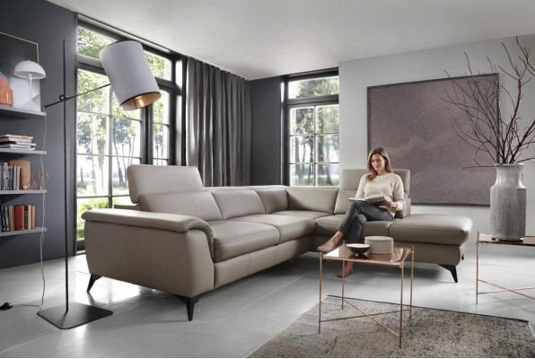 Woonlandschap Ontwerp Hoekbank Textiel Fluweel Nieuwe Bankstellen L-Vorm Bank Bank Bekleding.