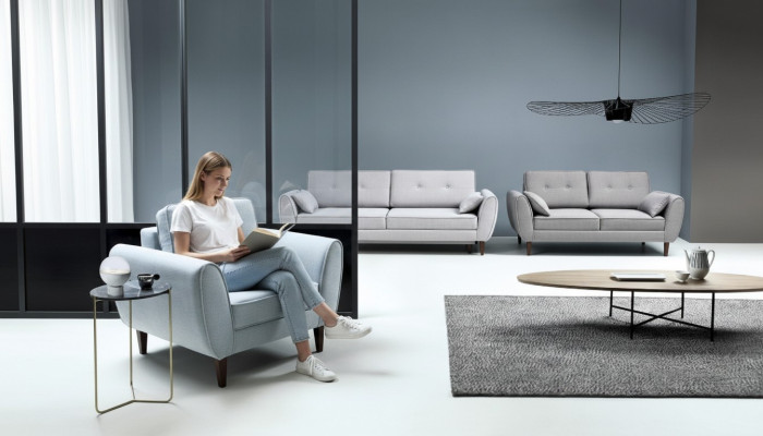 Sofa's moderne luxe set 3+2+1 zit stof complete sets Nieuwe meubels