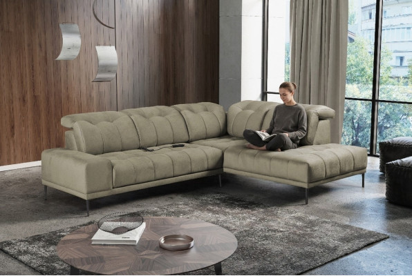 Hoekbank Nieuw Moderne Design Banken Nieuw Banken Stof L-Vorm Bank Woonkamer Bank