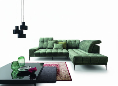 Hoekbank modern ontwerp Luxe bankstellen L-vorm Stoffen bank Woonkamerbank Sofa's