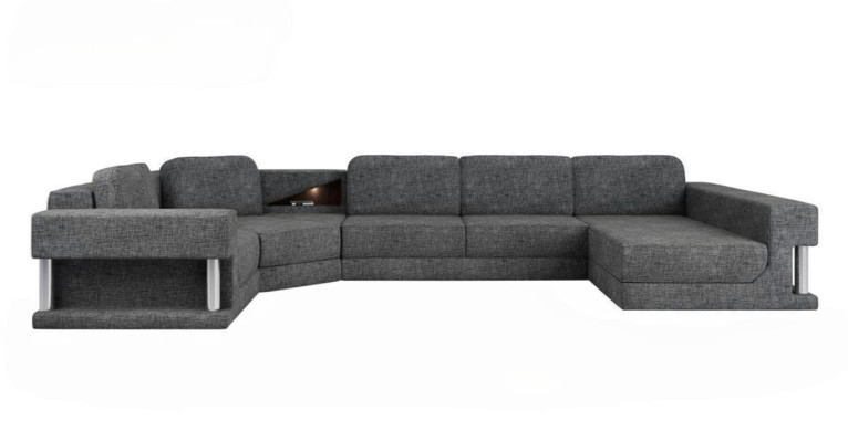 Hoekbank U-vorm met slaapfunctie Slaapbank Nieuw Woonkamersofa Multifunctionele bank