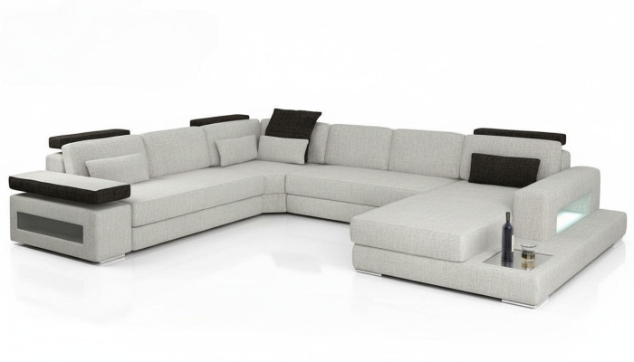 Textielbank Bank Woongroep U-vorm Design Modern Bank Hoekbanken Design