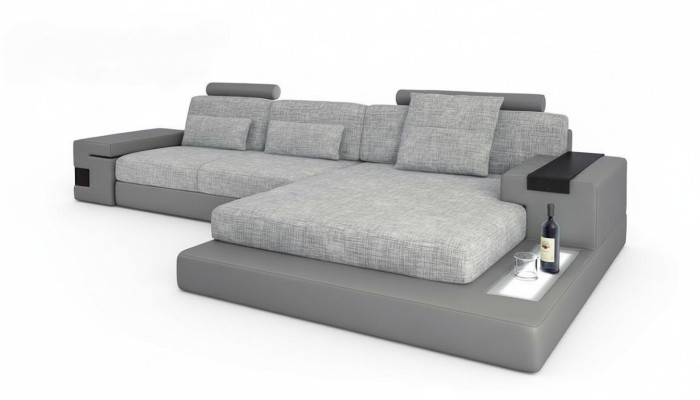 Ontwerp hoekbank leer L-vorm Modern Style Bankstel Woonkamer Nieuw