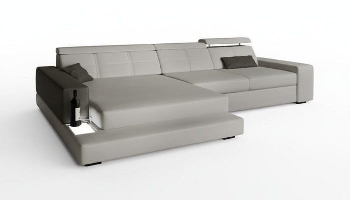 Ontwerp hoekbank L-vorm Bank Bekleding Stof Sofa's Luxe Woonkamer Bank Tweezits.