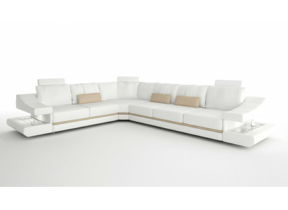 Woonkamer moderne design bankstellen banken Eleganc L-vormige hoekbank stoffen bank nieuw