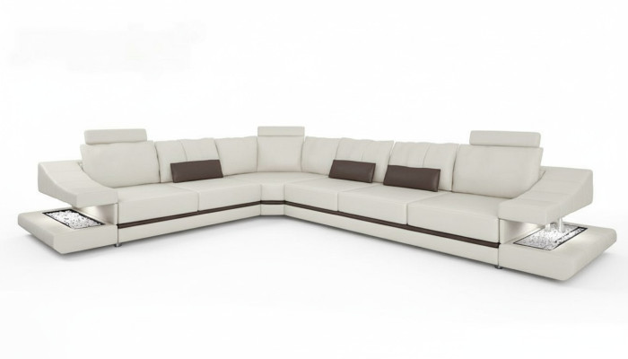 Bankstellen Ontwerp Hoekbank L-Vorm Meubels Bed Functies Textiel Leer Slaapbank Bankstellen