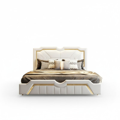 Ontwerp Bed Kussen Luxe Tweepersoons Hotelbedden Huwelijk 180x200cm Slaap