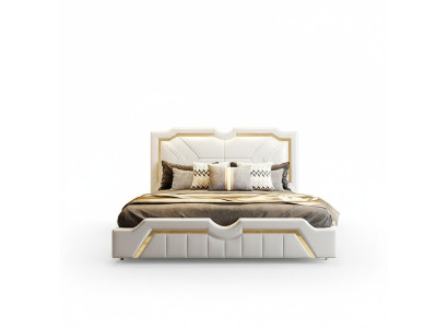 Ontwerp Bed Kussen Luxe Tweepersoons Hotelbedden Huwelijk 180x200cm Slaap