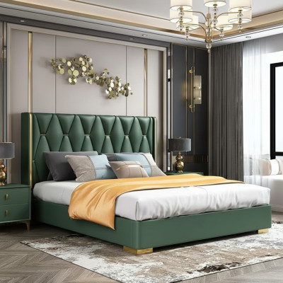 Moderne luxe bedden slaapkamer Italië Nieuw bedontwerp luxe dubbel