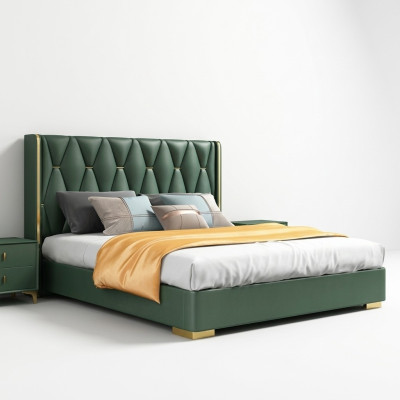 Moderne luxe bedden slaapkamer Italië Nieuw bedontwerp luxe dubbel