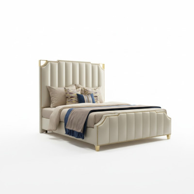 Ontwerpbed bedden 180x200cm Dubai Dubbel Hotel Hout Slaapkamer Luxe