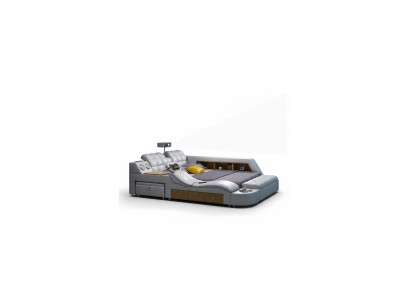 Bed multifunctionele bedden tv beamer USB LED massage functie hotel luxe