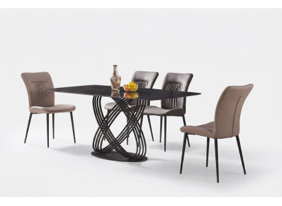 Luxe Tafel Roestvrij Staal Eettafel Eetkamer Eettafels Keuken Tafels Ontwerp Metaal