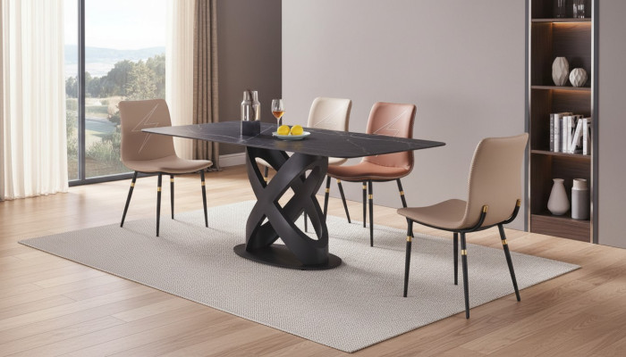 Luxe Moderne Stenen Eettafel Meubels Tafel Tafels Eetkamer Ontwerp Keuken Nieuw