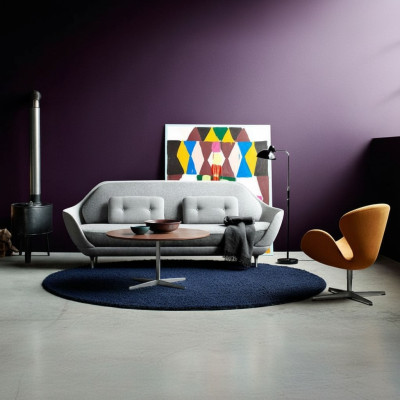 Bank Woonlandschap Relax Zitontwerp Bank Lounge Stof Grijs Modern Bankstellen Nieuw