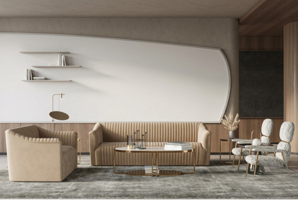 Bankstel 3+1 zits woonlandschap Relax fluwelen zitontwerp bank lounge nieuw