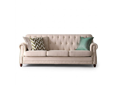 Sofa set 3+1 zits stoffen bank Chesterfield groepen bankstellen banken