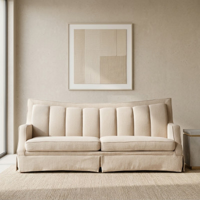 Stoff Bank van drie zitplaatsen Meubelen Relaxstoel Ontwerp Bank Lounge Banken Textiel 3-zits