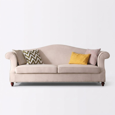 Bankstel 3-zits lounge stoffen bank woongebied relax zit ontwerp banken textiel