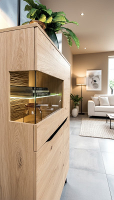 Luxe glazen moderne vitrine houten ontwerpkast vitrinekasten plank rekken kasten