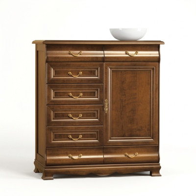 Moderne dressoir Bruin dressoir Houten designmeubelen Sideboard Plank Hotel Nieuw