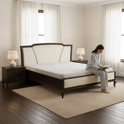 Slaapkamer Bed Gestoffeerd Ontwerp Luxe Tweepersoons Hotelbedden 140 160 180 x 200cm